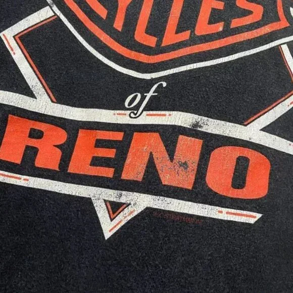 VINTAGE 90S HARLEY DAVIDSON POCKET GRAPHIC T-SHIRT SIZE XL - Picture 7 of 8